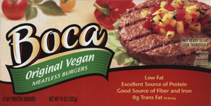 Photo of Boca Original Vegan burger package