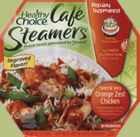 Art: Orange Zest Chicken dinner package from Healthy Choice